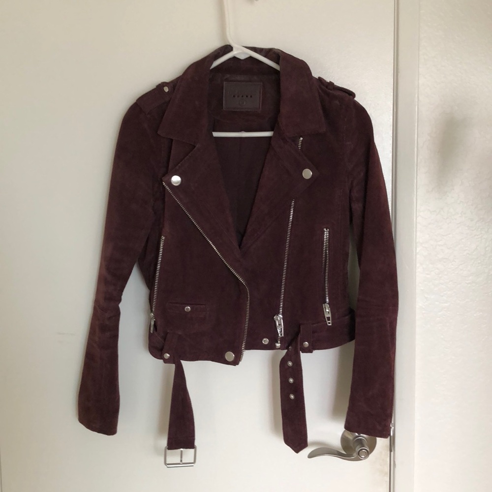 BlankNYC Suede Moto Jacket